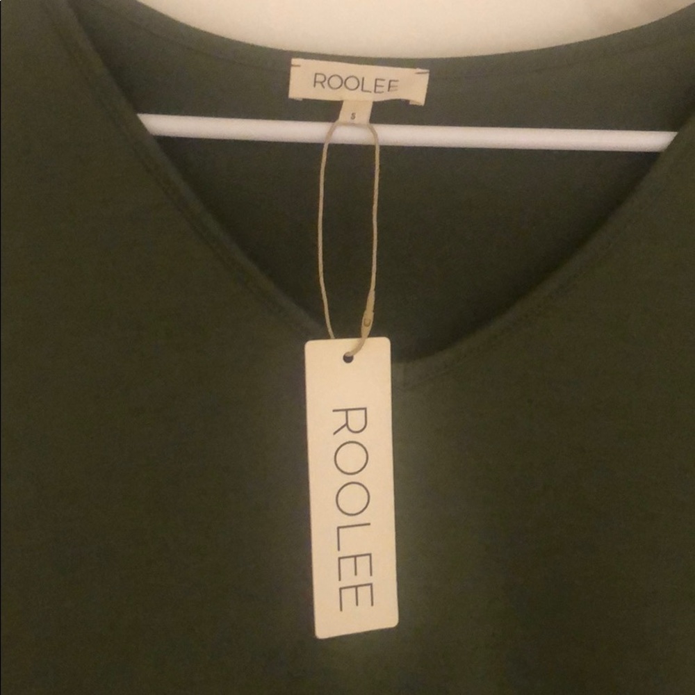 Olive green ROOLEE dress - Picture 2 of 3